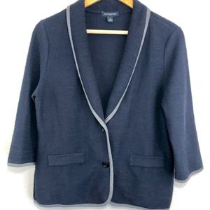 Banana Republic Jacket Size Medium Navy Blue 100 C